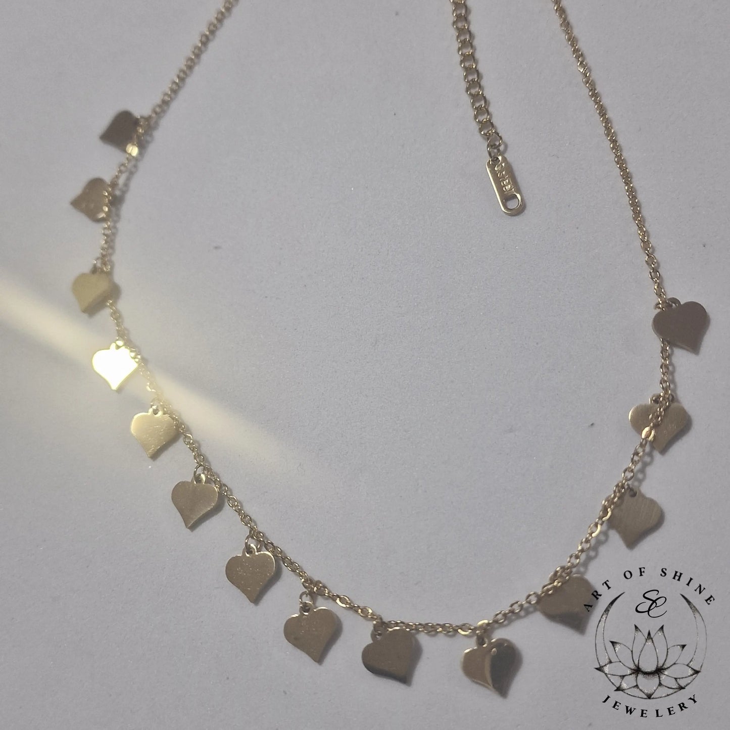 The Multi-Heart Necklace Art of Shine