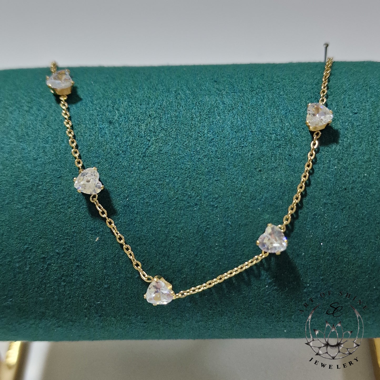 Heart Zircon Bracelet