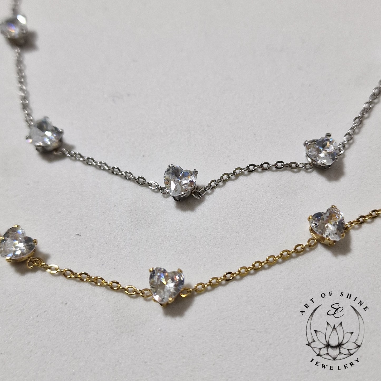 Heart Zircon Bracelet
