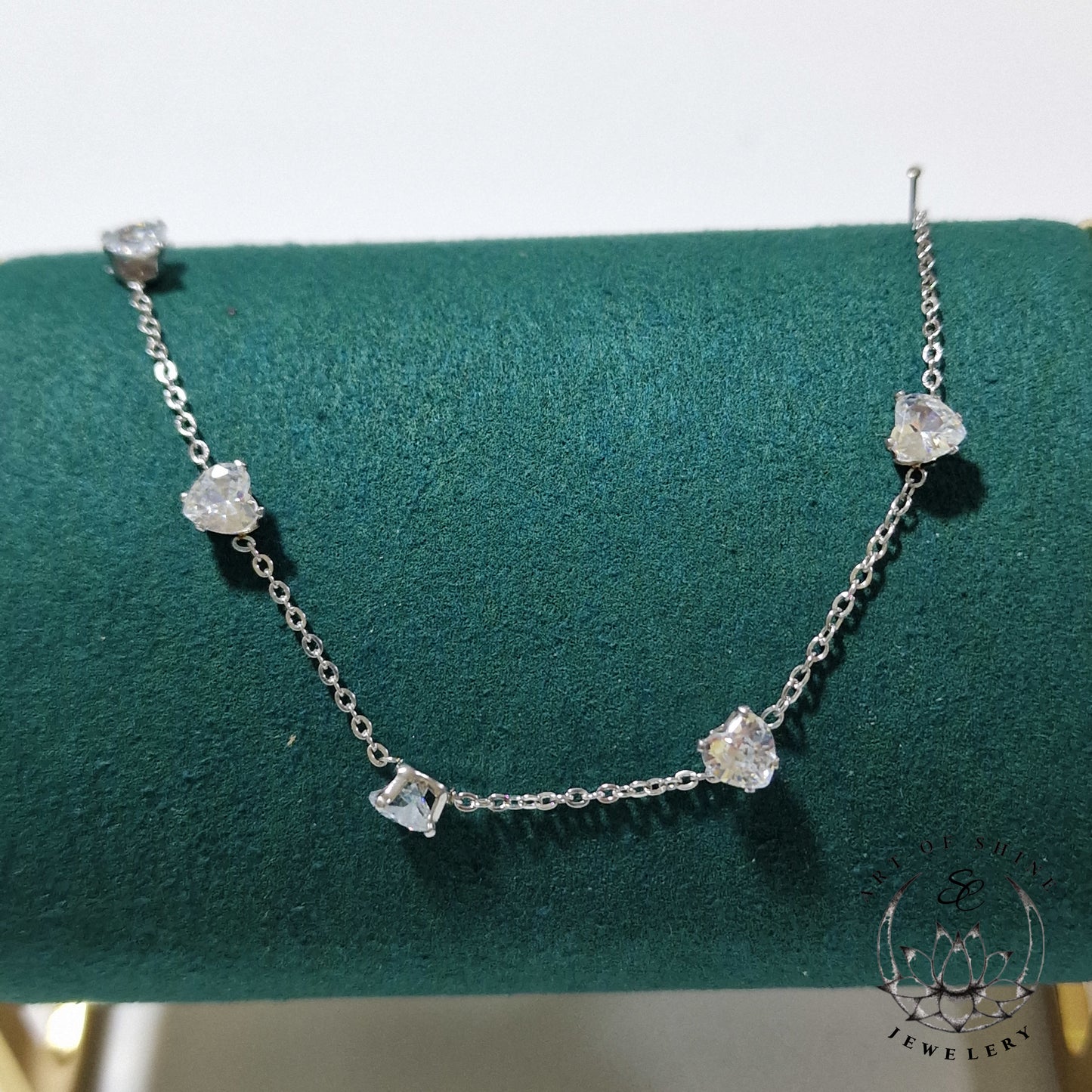 Heart Zircon Bracelet