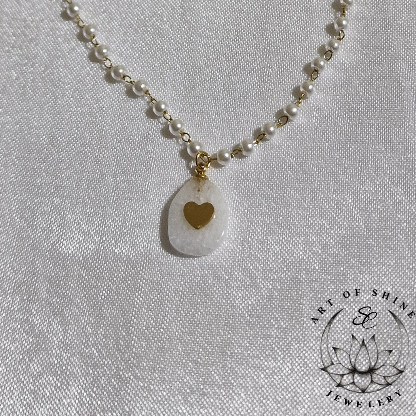 Stone Heart Necklace
