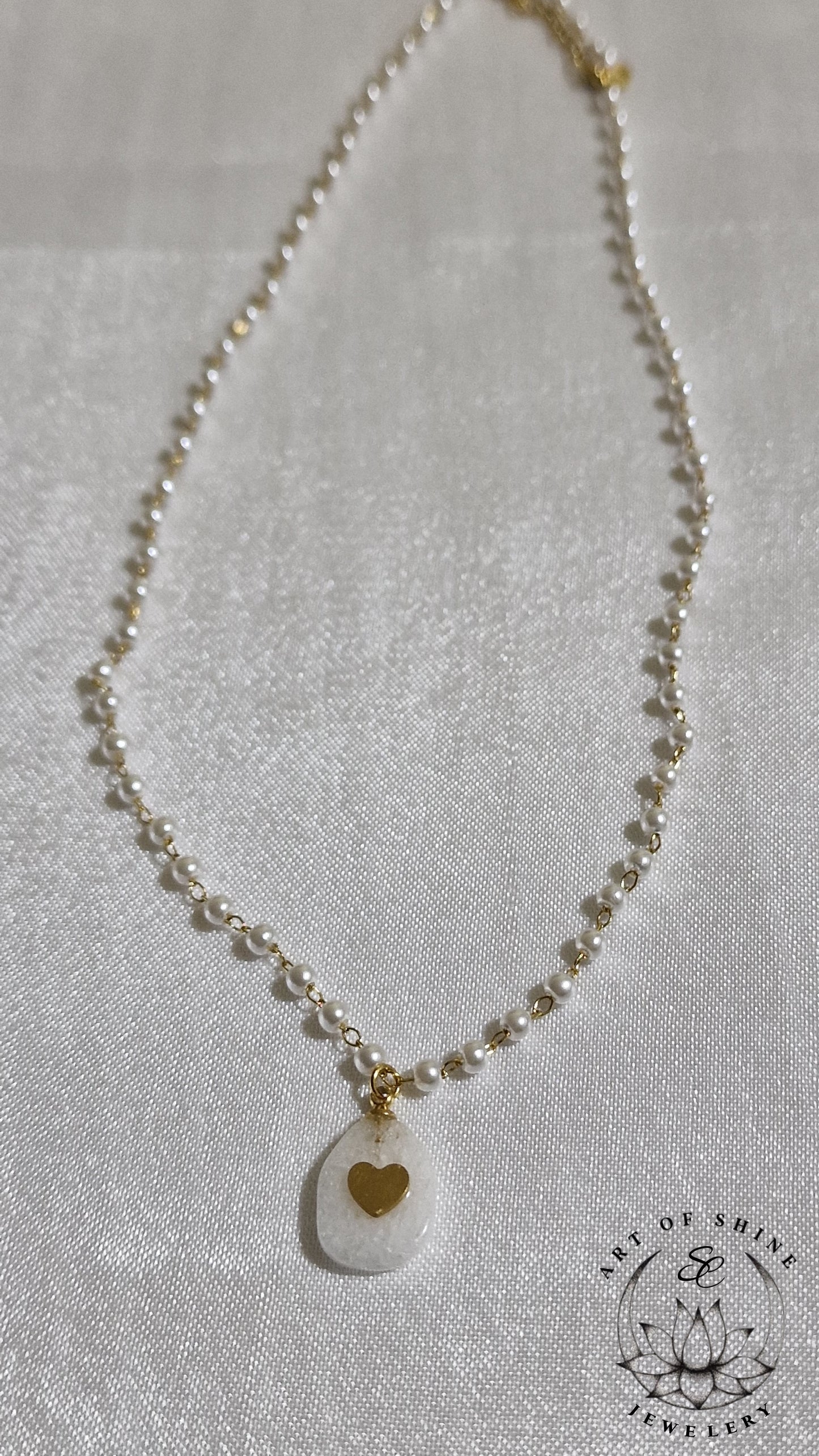 Stone Heart Necklace