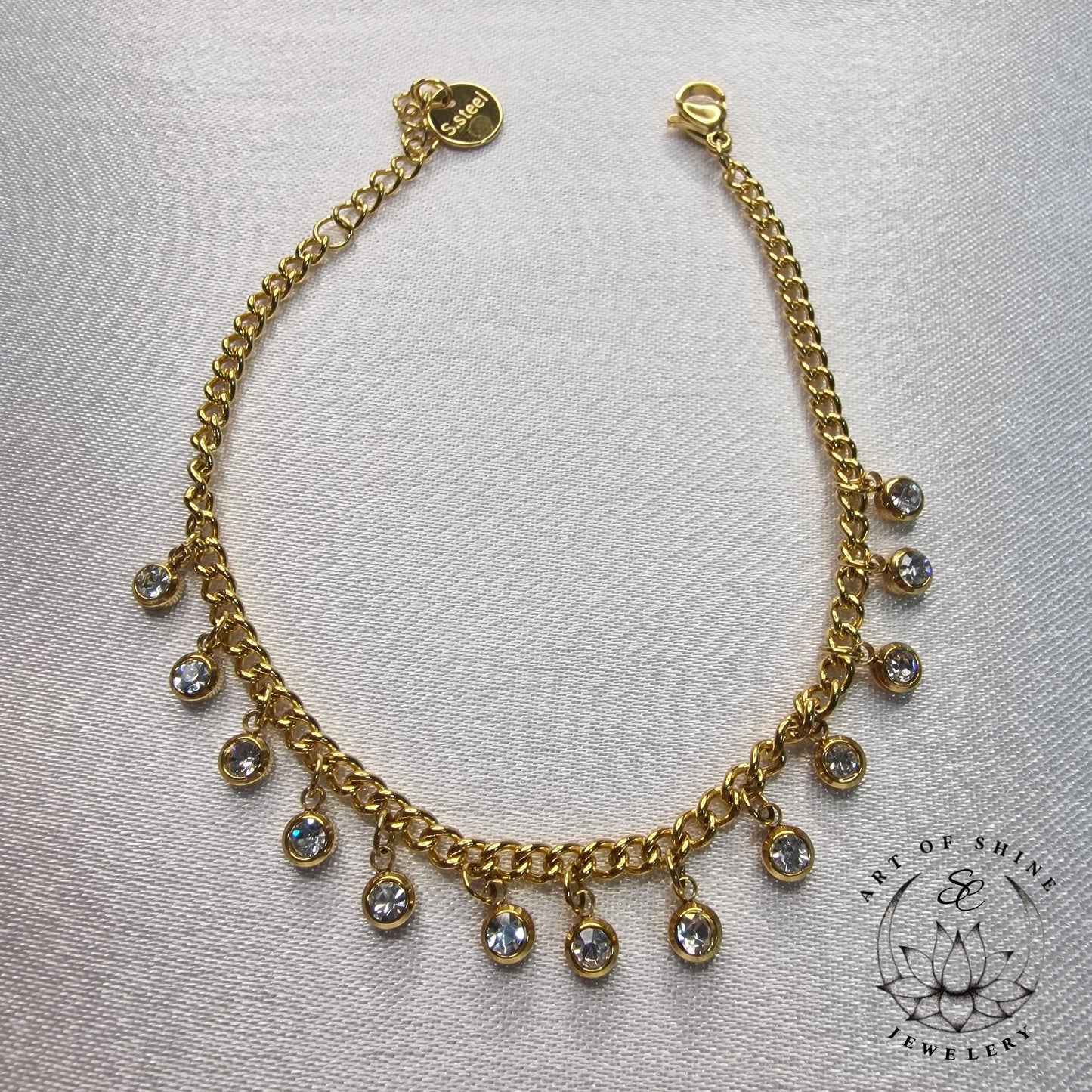 Chain and Dangling Tennis Art of Shine