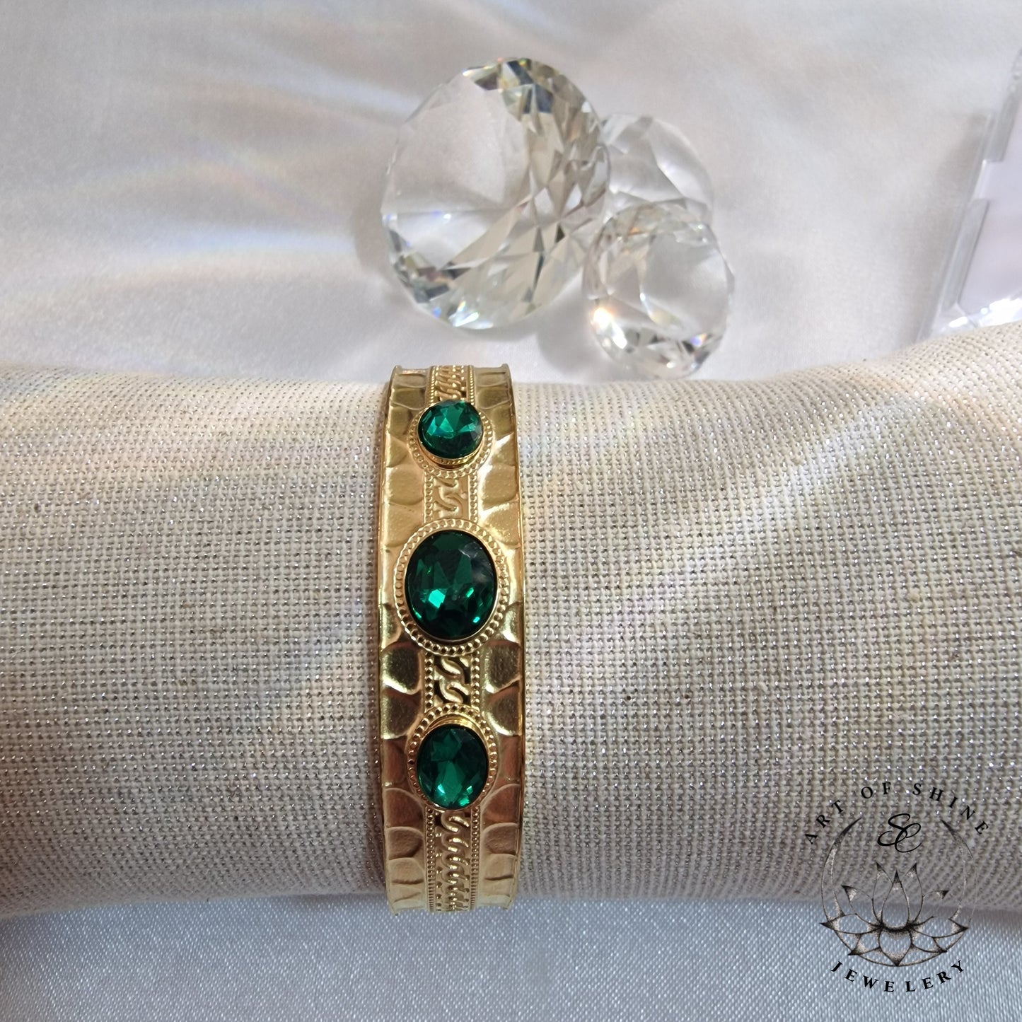 India-Trio of Green / Fuchsia Zircons