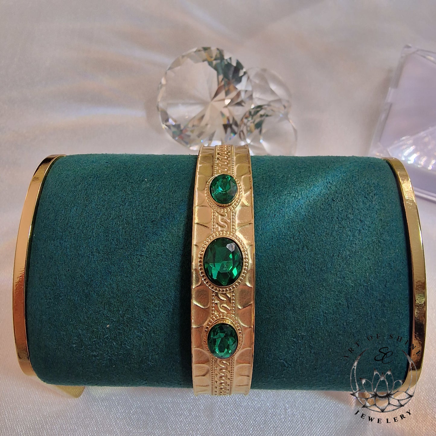 India-Trio of Green / Fuchsia Zircons
