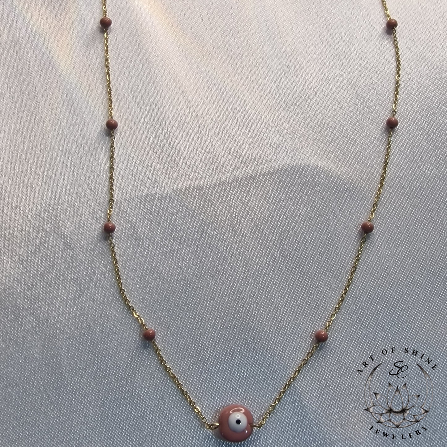 Greek Eye Babool Necklace