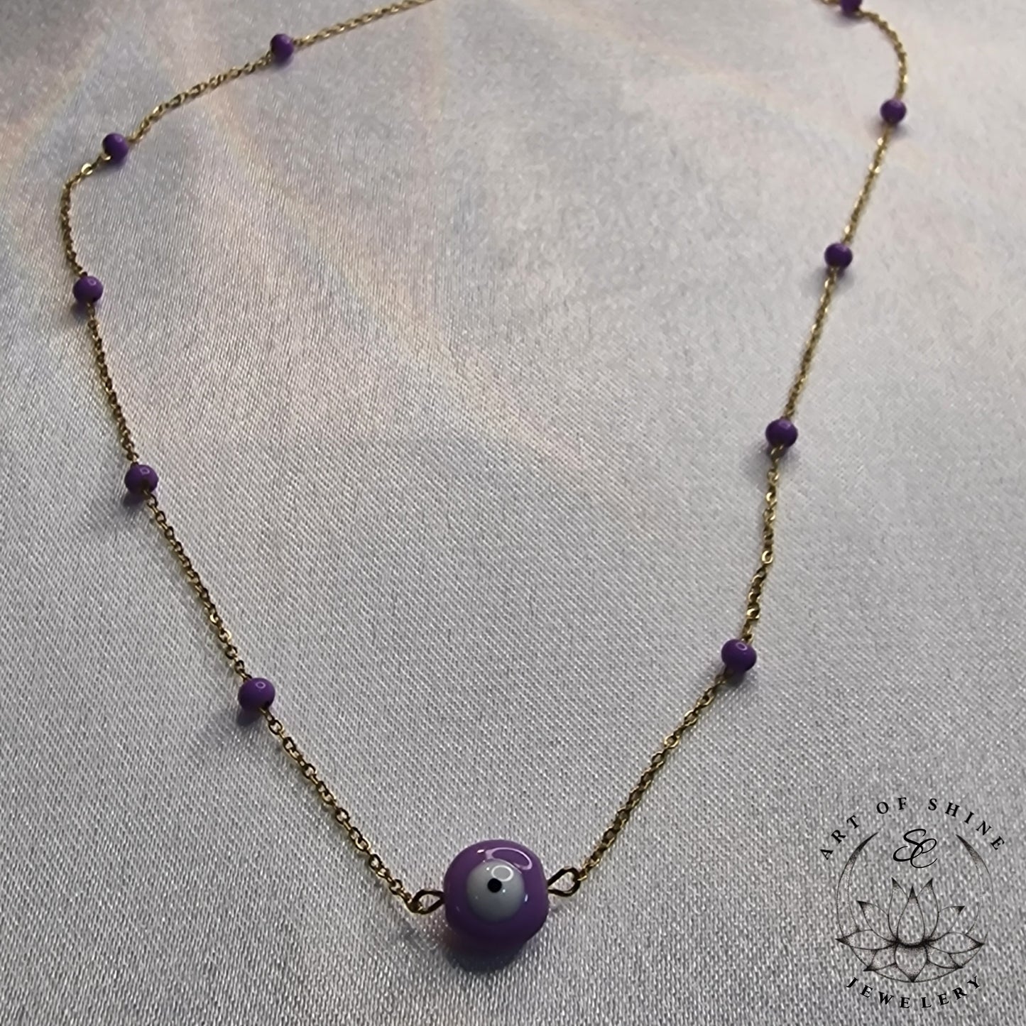 Greek Eye Babool Necklace