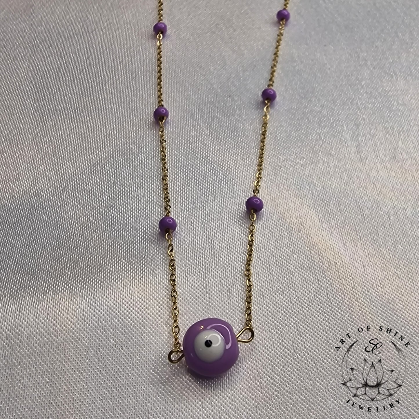 Greek Eye Babool Necklace