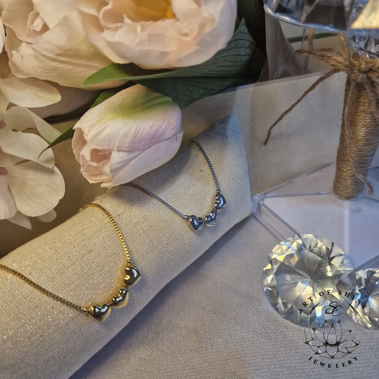 Tris Hearts Babol Art of Shine