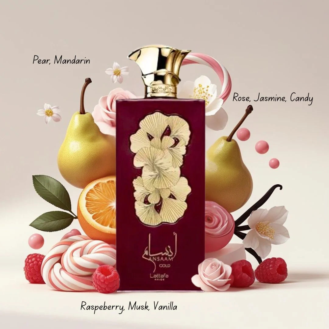 Ansaam Gold EDP -Eau De Parfum 100 ML (3.4 Oz) I By Lattafa Pride