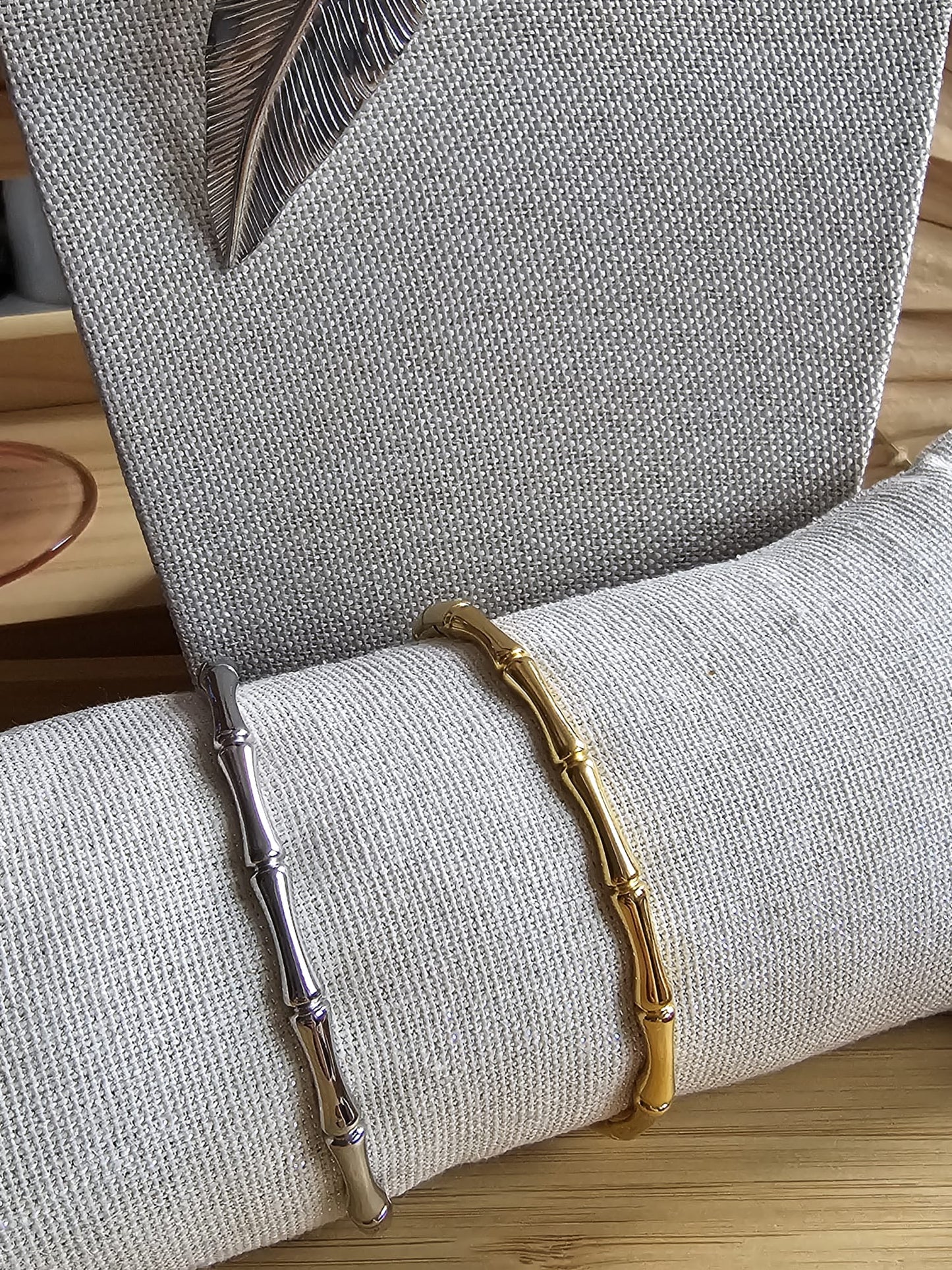 Gucci Bambo Gold And Silver Woman Bracelet