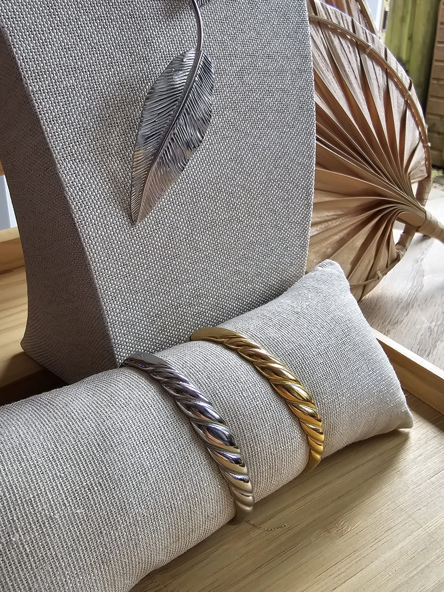 Shell Gold And Silver Woman Bracelet