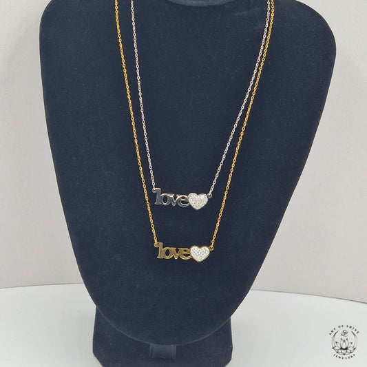 Love Heart Necklace Art of Shine
