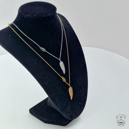 Leaf Necklace Art of Shine