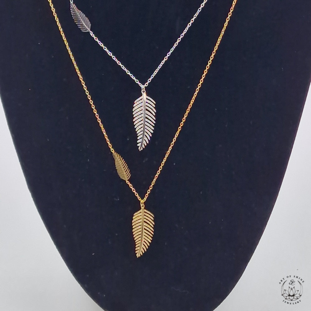 Leaf Necklace Art of Shine