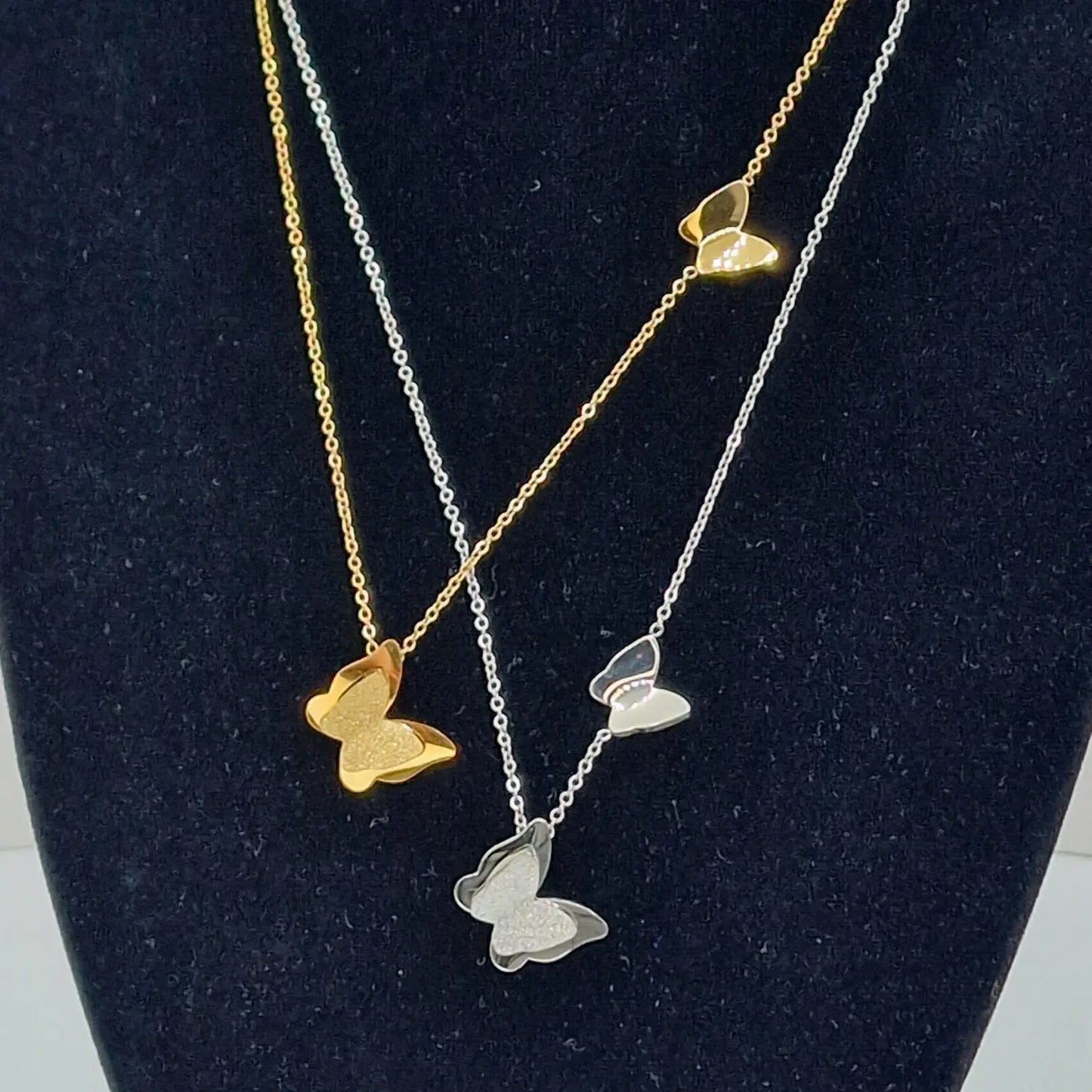 The Butterfly Necklace Art of Shine