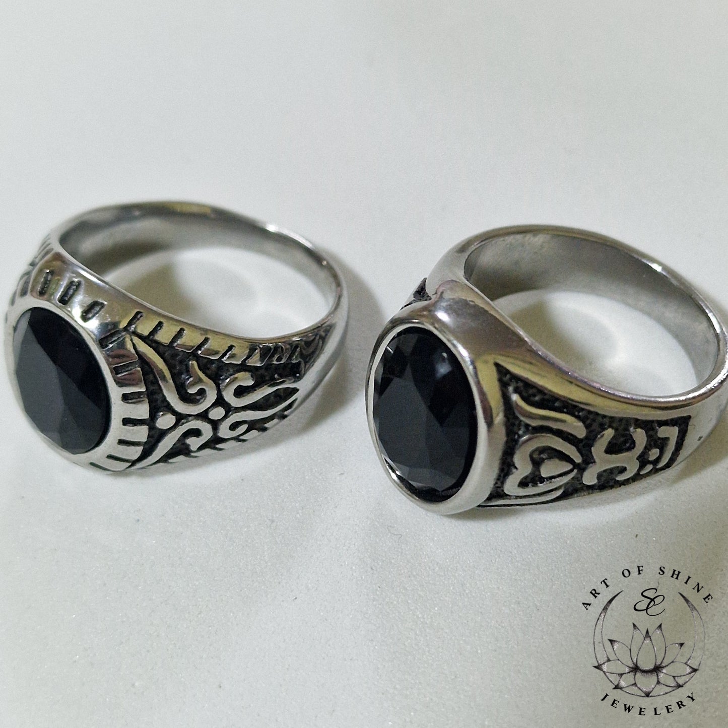 Black Stone Ring