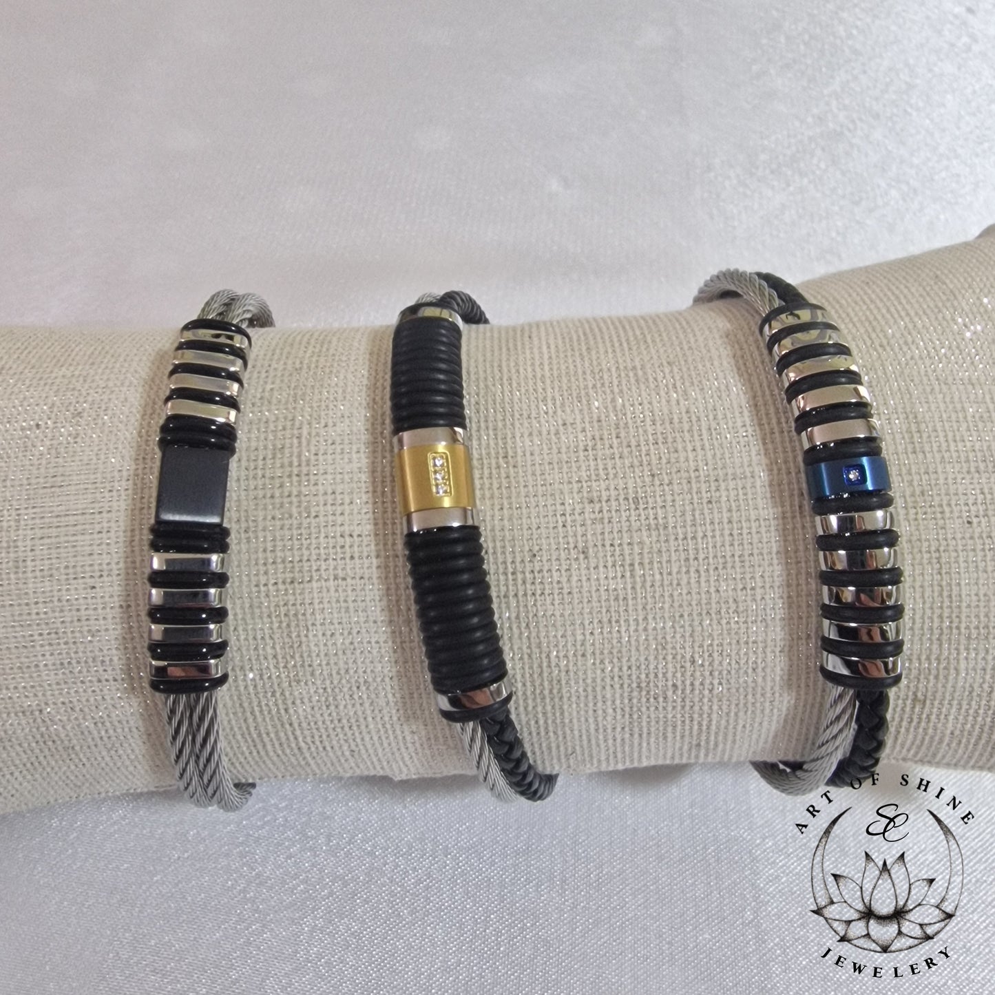 Bangle Baguette Bracelet Art of Shine