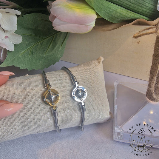 Compass Bracelet Art of Shine