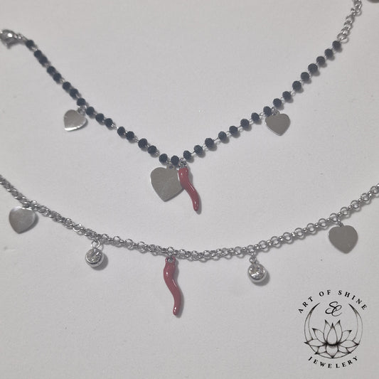 Black Beads Art of Shine