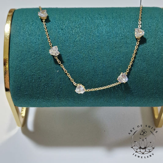 Heart Zircon Bracelet Art of Shine