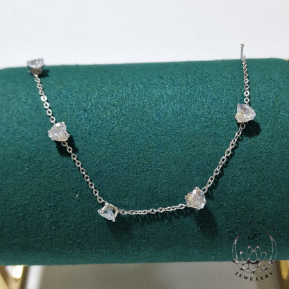 Heart Zircon Bracelet