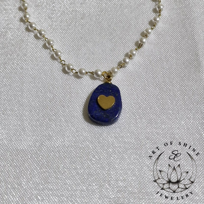 Stone Heart Necklace