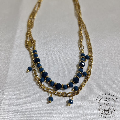Double Strand Beaded Necklace-Mexico