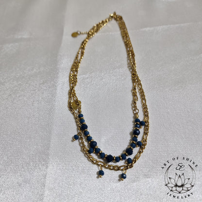 Double Strand Beaded Necklace-Mexico
