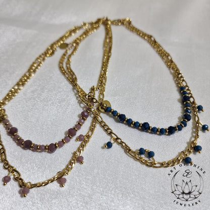 Double Strand Beaded Necklace-Mexico