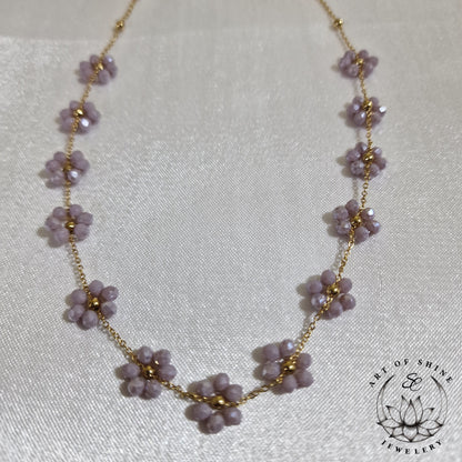 Daisy Pearl Necklace