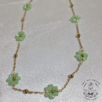 Daisy Pearl Necklace