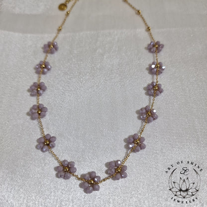 Daisy Pearl Necklace
