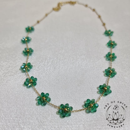 Daisy Pearl Necklace