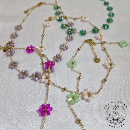 Daisy Pearl Necklace