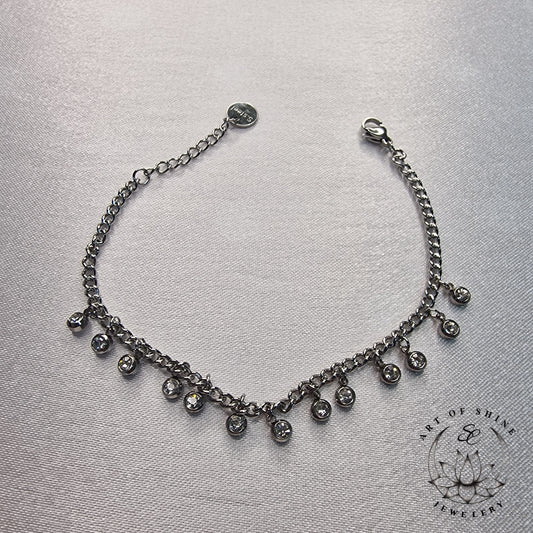 Chain and Dangling Tennis Art of Shine