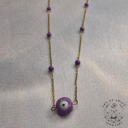 Greek Eye Babool Necklace