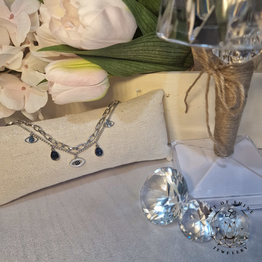 Double-Strand Turkish Eye Art of Shine