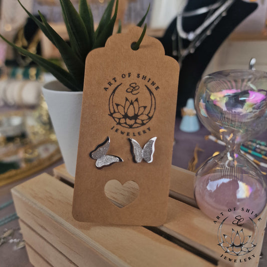 Butterfly Button Art of Shine