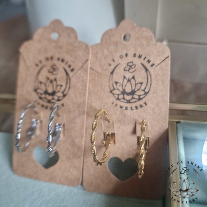 Engraved Hoops
