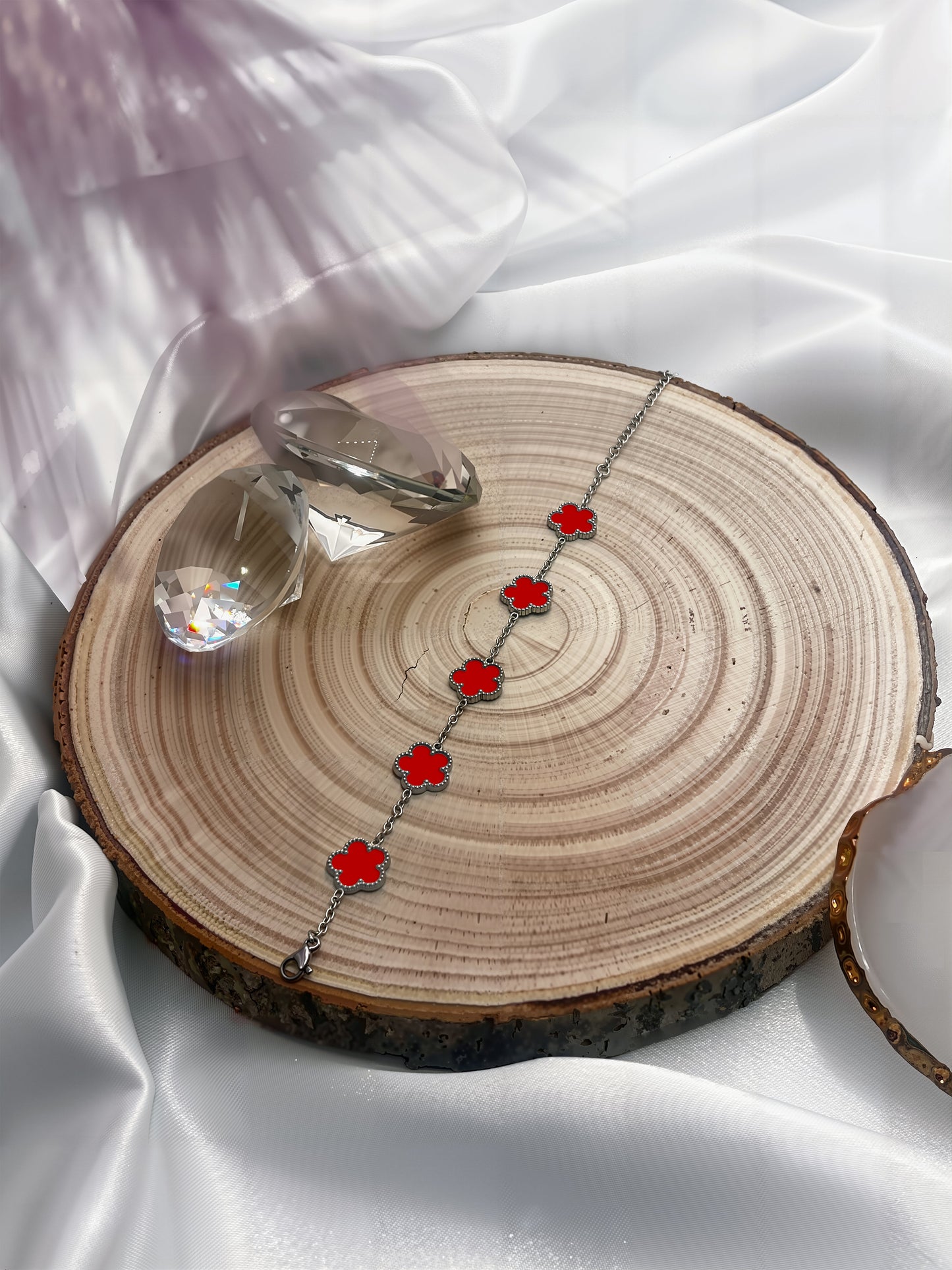 Fortune Five Clover Bracelet - Vibrant Edition Art of Shine