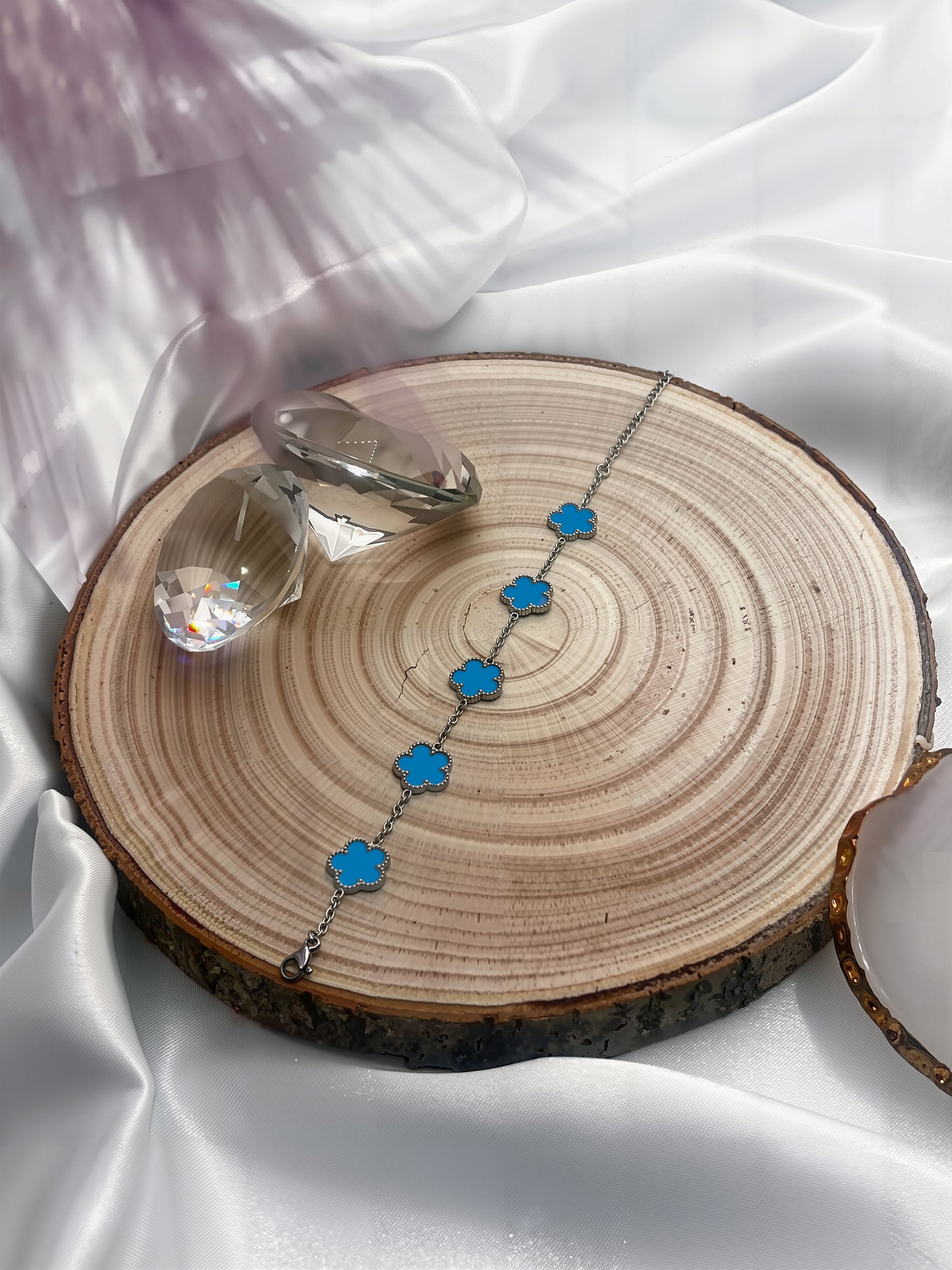 Fortune Five Clover Bracelet - Vibrant Edition Art of Shine