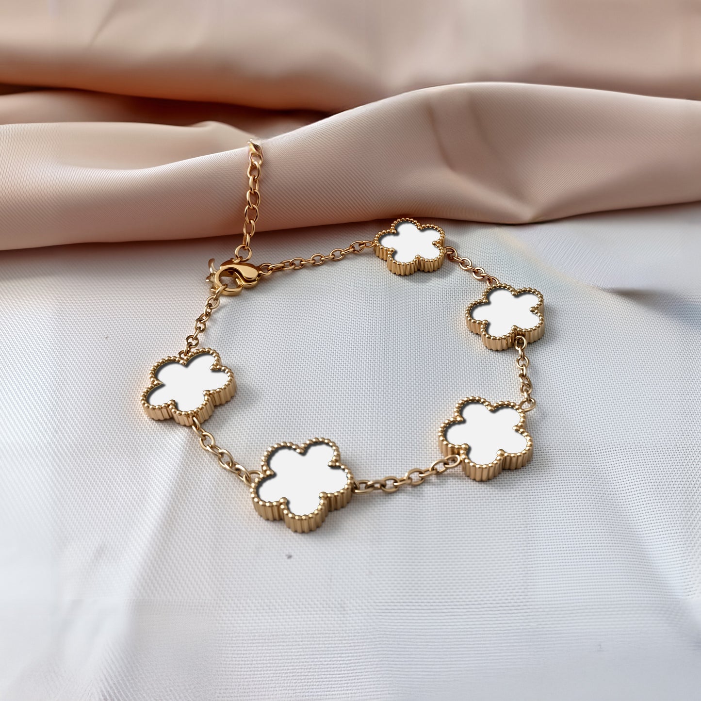 Fortune Five Clover Bracelet - Monochrome Edition Art of Shine