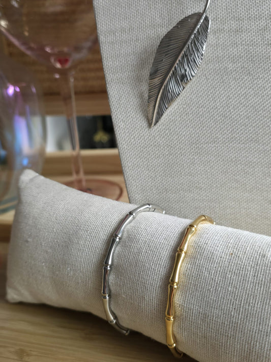 Gucci Bambo Gold And Silver Woman Bracelet
