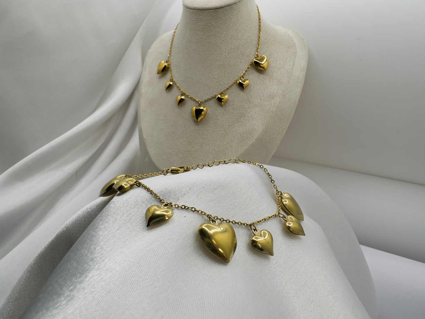 Chunky Multi-Heart Bracelet