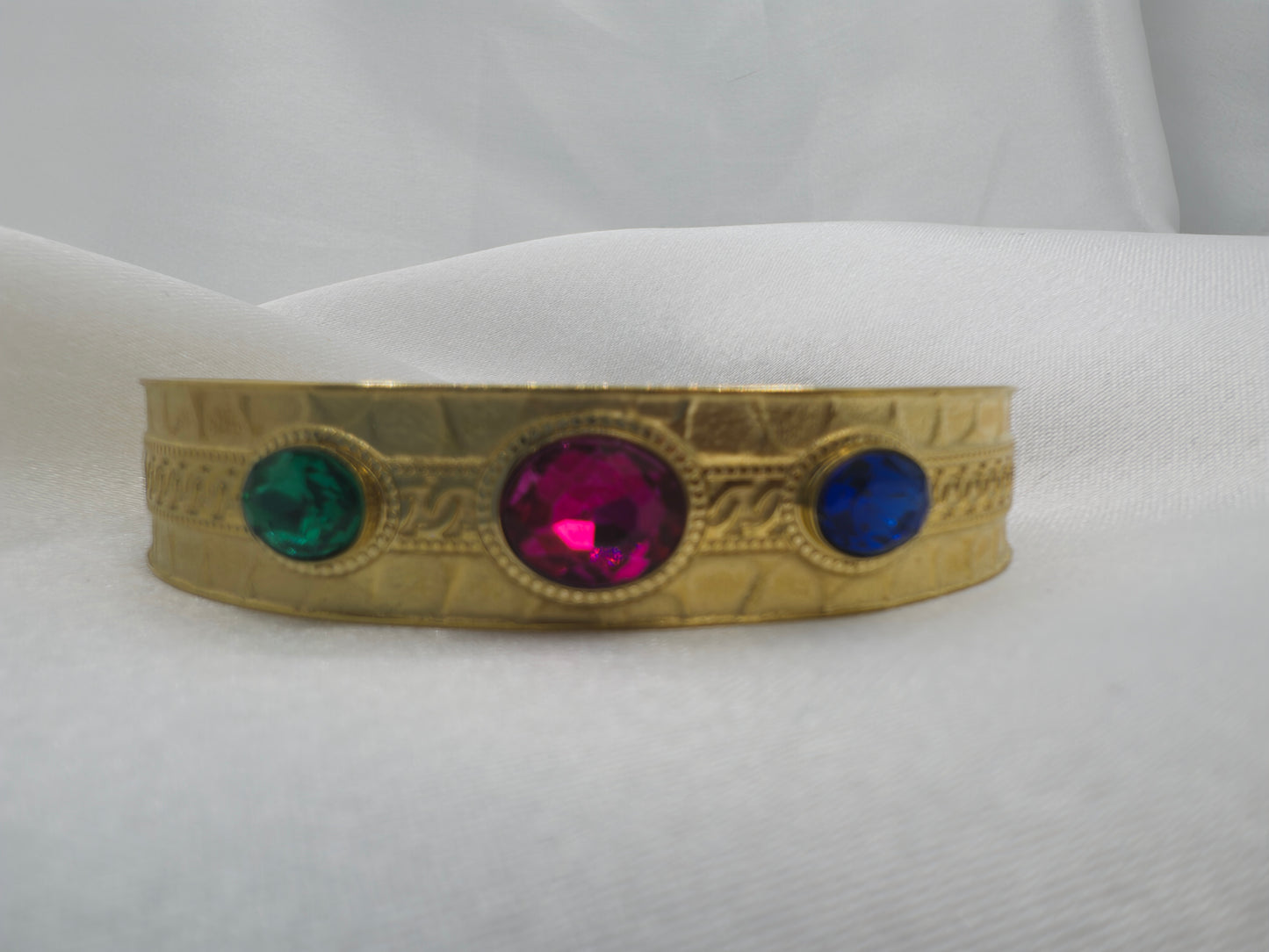 India-Trio of Green / Fuchsia Zircons