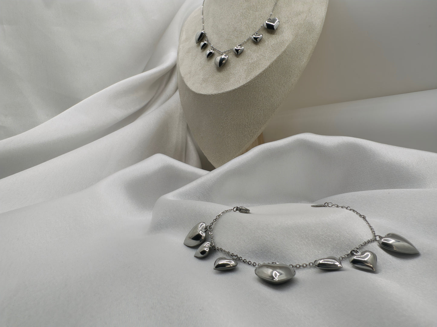 Chunky Multi-Heart Bracelet