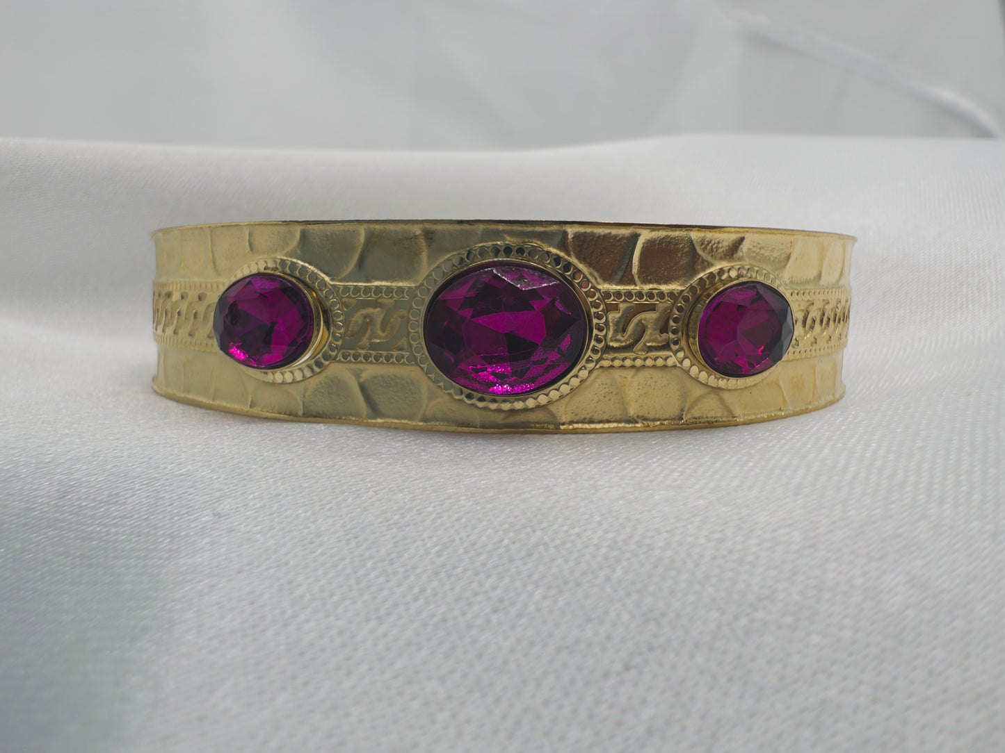 India-Trio of Green / Fuchsia Zircons