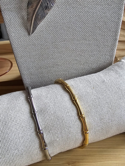 Gucci Bambo Gold And Silver Woman Bracelet