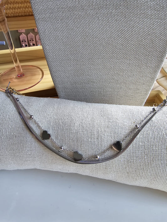 Destiny Gold And Silver Woman Necklace